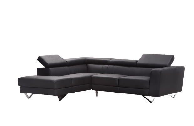 Black Long Sofa